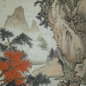 秋山逸士图