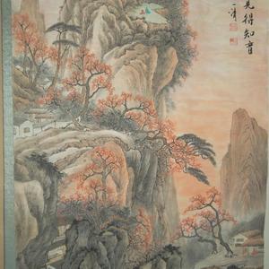 秋山访友图