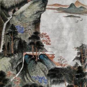 临摹张大千作品