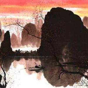 汪洋国画 漓江山水