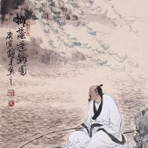柳荫垂钓图
