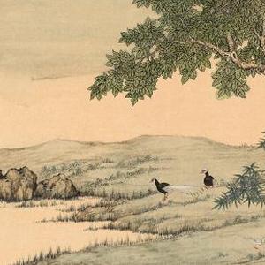 夏江禽彚图