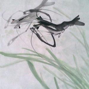 水墨虾（浴乎沂）