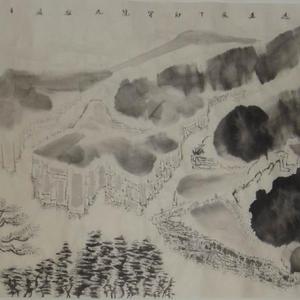 丁天财-道禅画：紫雾禅声远02