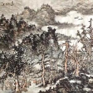 远山过雨清如滴