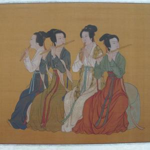 韩熙载夜宴图局部