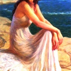 阳光下的海滨