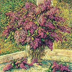 <<盛开的丁香花>>