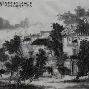 片云只隔障 西风三两山