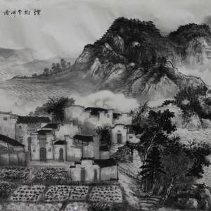 烟树叠嶂图