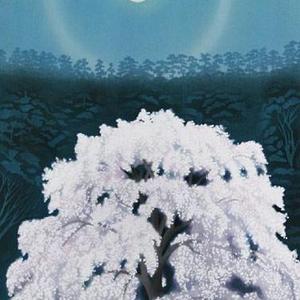 风景蛋壳漆画