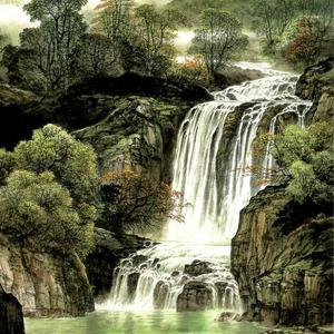 山水漆画
