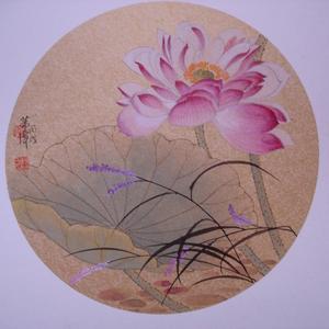 工笔荷花