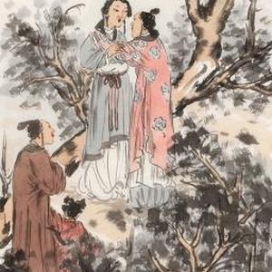 日高邻女笑相逢