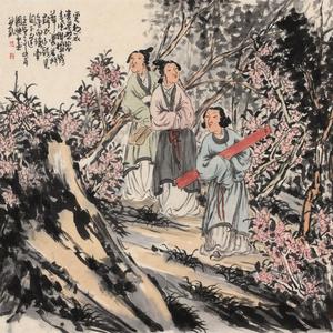 春风拂槛露华浓