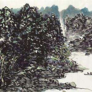 刘明星山水