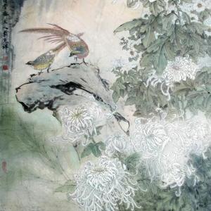 清秋飞瀑