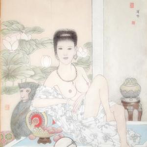 仕女与虎