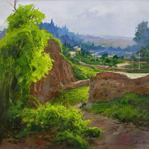 《情系乡村 一》2013年
