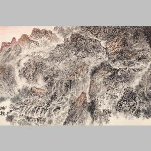 陈海安 《鸿秋晴岚》
