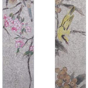 工笔四条屏3、4