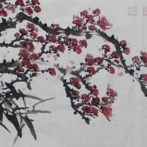 红梅图
