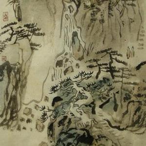 灵藤为柱杖,白净色如银