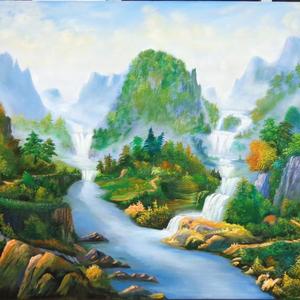 客厅装饰油画风景