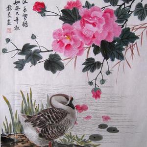 秋江水寒鹅先知