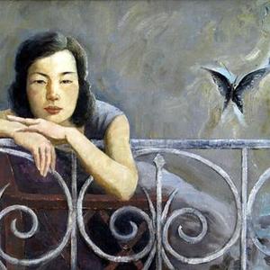 《阳台上的女人》