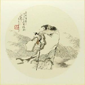 倚杖听江声