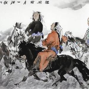 轻骑踏月一溜歌