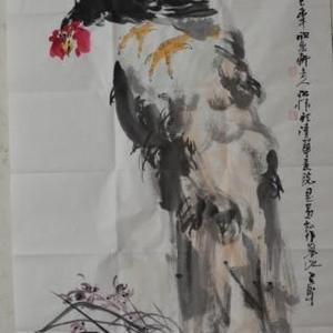 赏花图