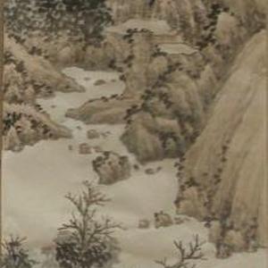 溪岸别友图