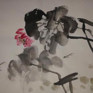 梁士军花鸟（荷塘清风）