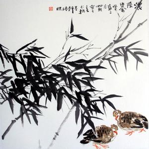 浓阴幽禽