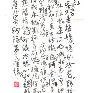 吴玉如自书诗稿---满江红