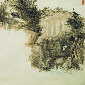 大众客厅山水画