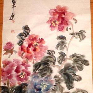 梁士军作品（细雨润花红）