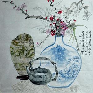 王丽荣国画