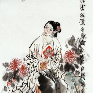 戏蝶图