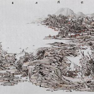 《平湖野渡》