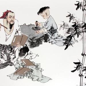 《杜甫诗意图 》