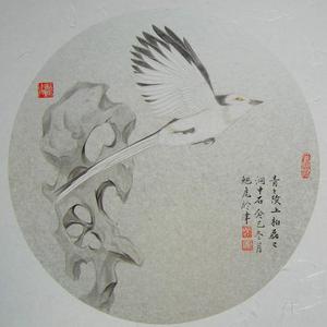 鲍虎 书画家 花鸟作品