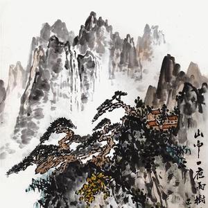 雨后山泉