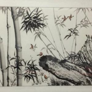群雀闹春
