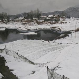 皑雪