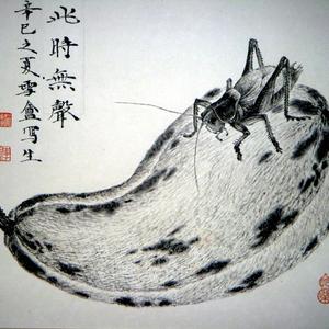 早期作品--香瓜蝈蝈