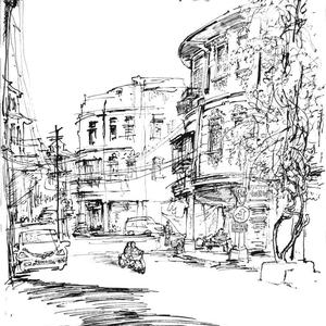 风景速写——汕头小公园