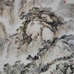 深山听暮鼓